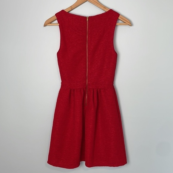 Forever 21 Red Fit and Flare Dress Size Small - Picture 5 of 7